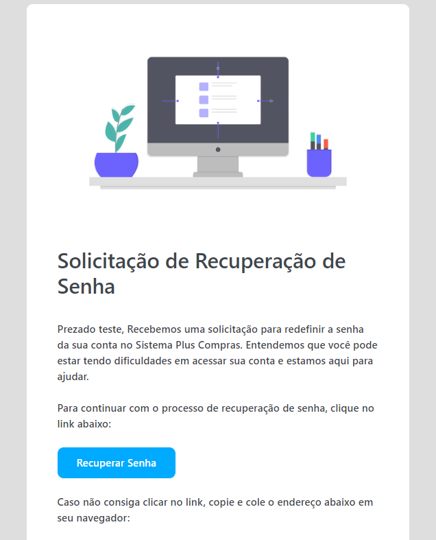 Forgot password mail